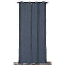 Rideau gaze de coton bleu 130x240cm