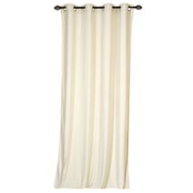 Rideau velours côtelé 140x260 beige - DYLREV