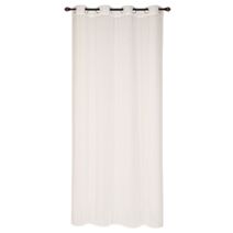Voilage étamine Jour Echelle blanc 140x240 - DYLREV
