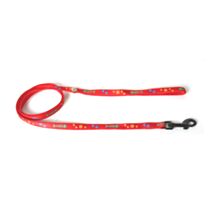 Laisse fish star 10-100 rouge