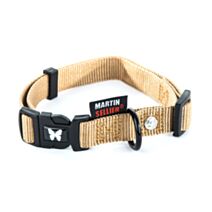 Collier nylon réglable 10-20/30 beige