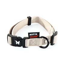 Collier nylon réglable 10-20/30 gris