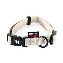 Collier nylon réglable gris 20-40/55 - MARTIN SELLIER