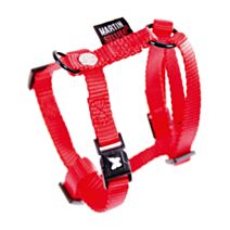 Harnais nylon réglable 10/25-35 rouge