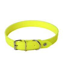 Collier biothane 25-45 jaune