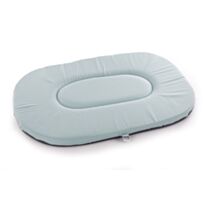 Coussin ovale plat 60cm marron