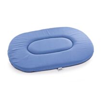 Coussin ovale plat 90cm noir