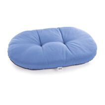 Coussin ovale ouatine 87cm noir
