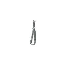 Collier chaîne 1/2étrangleur 2rangs 50cm