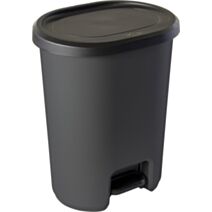Poubelle de cuisine à pédale Lynéa 27L Anthracite