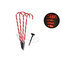 Sucre d’orge solaire LED acrylique H70 - CHRISTMAS DREAM