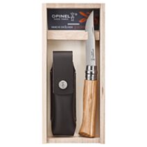 Couteau OPINEL N°8 Manche en Olivier + étui
