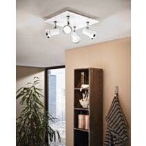 Plafonnier salle de bain 4l TAMARA led - EGLO