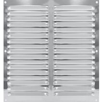 grille inox 200x200mm - sans moustiquaire - AUTOGYRE
