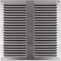 grille aluminium 250x250mm - avec moustiquaire - AUTOGYRE