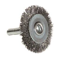 Brosse circulaire fil acier ondulé décapage du métal Ep: 0.35 - TIVOLY