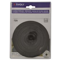 Plateau ponceur perceuse ø125mm