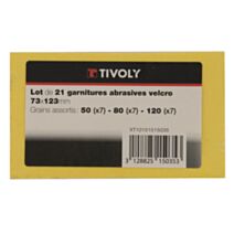 Garniture abrasive autogrip cale à poncer 70x125