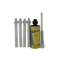 Cartouche de scellement chimique + 1 buse + tige filetée M10+ tamis Ø15x30mm