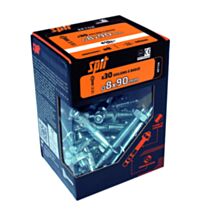 30 goujons à bague 3 Ø8x90mm - SPIT