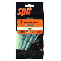 4 goujons à bague 3 Ø10x65mm - SPIT