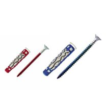 Doypack de 30 chevilles bi-matières D6 + TF D4 + D8 + TF D4,5 red head