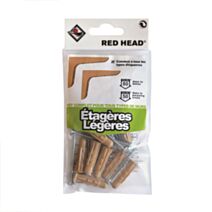 Kit étagères légères grapex Ø8 + vis Ø4x40mm + Ø4x50mm - RED HEAD 