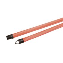 Manche à balai vernis acajou 120cm
