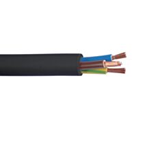 Câble souple H07RN-F 3G1,5mm² noir Debflex