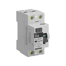Interrupteur différentiel 63 ampères type AC blanc - DEBFLEX