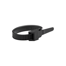 Collier autoblocant 6x115 mm noir sachet de 25