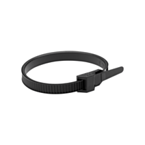 Collier autoblocant 6x180 mm noir sachet de 25