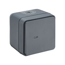 Va-et-vient lumineux étanche IP55 anthracite - DEBFLEX