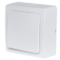 Va et vient Blok saillie blanc 70x70x33mm - DEBFLEX