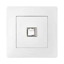 Prise RJ45 Cat.6 Nora blanc - DEBFLEX