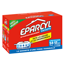 Activateur biologique fosse septique 54 doses EPARCYL
