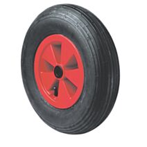 Roue pneumatique de manutention caoutchouc noir Ø400mm - Charge supportée 200 kg - CIME