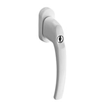 Béquille de fenêtre à clé C7x35 blanc