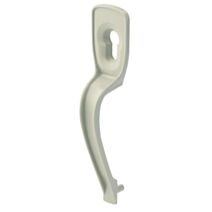 Poignée béquille avec serrure en PVC pour porte de garage - THIRARD