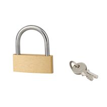 Cadenas + 2 Clés Basic Anse Acier 45mm - 1ER