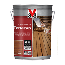 Saturateur terrasses mat 5L - coloris Teck - V33