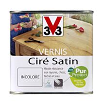 Vernis ciré satin incolore 0,5 L - V33
