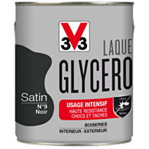 Laque glycero satin 2L noir - V33