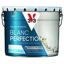 Peinture Blanc Perfection mat blanc 10L - V33