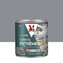 Peinture Fer Climats Extrêmes brillant gris galet 0,5L - V33