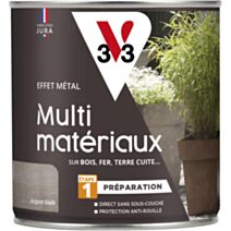 Peinture effet métal préparation argent 0,5L - V33