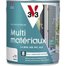 Peinture extérieure Multi-support Direct Protect satin blanc 2,5L - V33