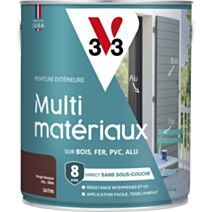Peinture extérieure multisupport Direct Protect 2.5L Rouge basque - V33