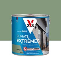 Peinture Bois Climats Extrêmes Vert Provence Satin 2L - V33