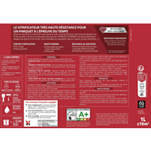 Vitrificateur passages extrêmes aspect incolore satiné 0,75 L - V33